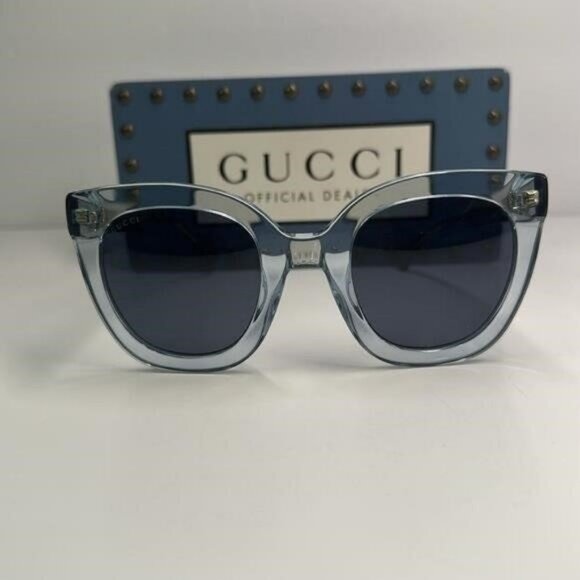 💯- New Authentic Gucci™ GG0564S 003 51 - Light-Blue - Picture 11 of 14